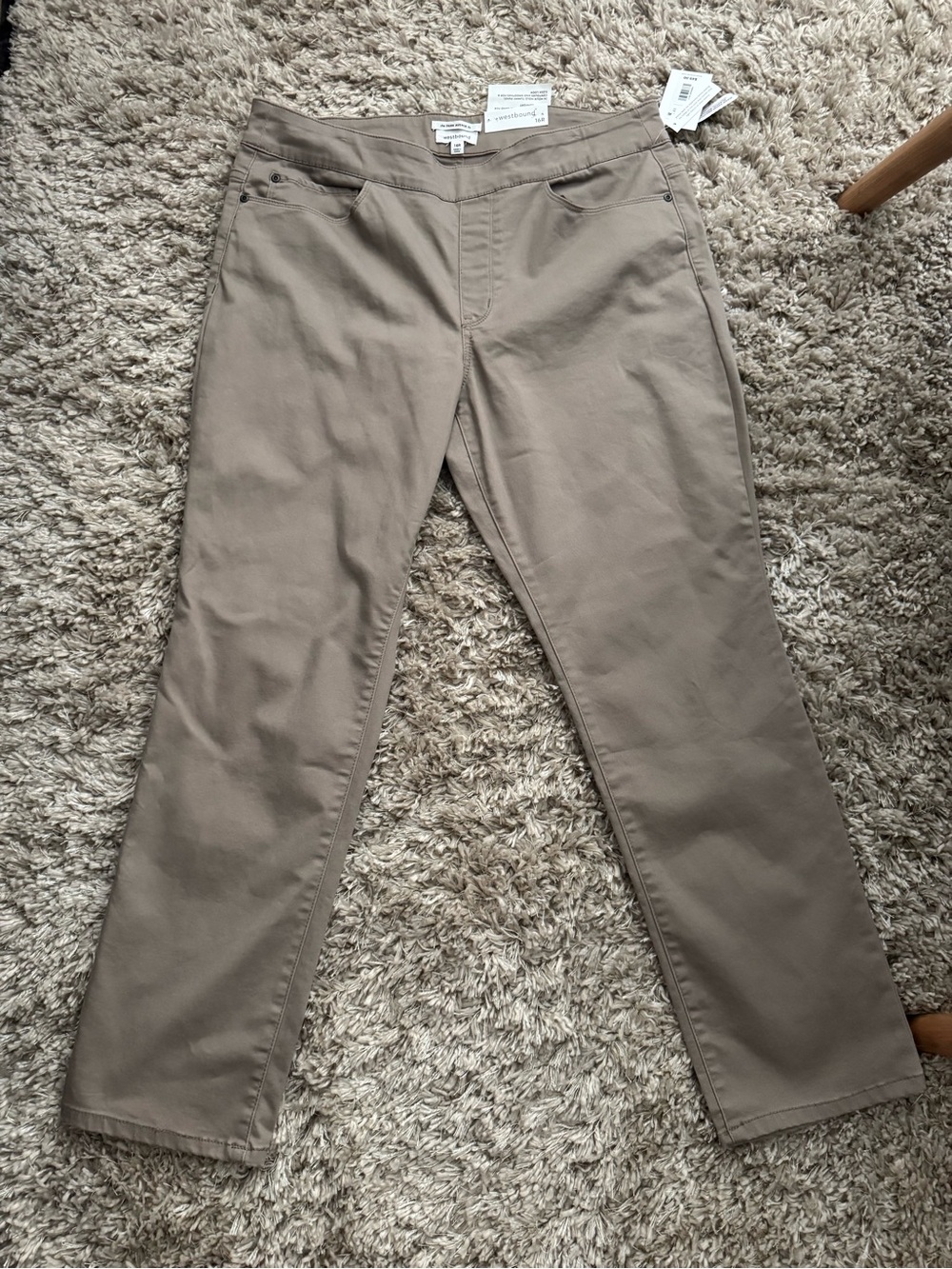 Westbound Women's Chinos in Taupe Beige